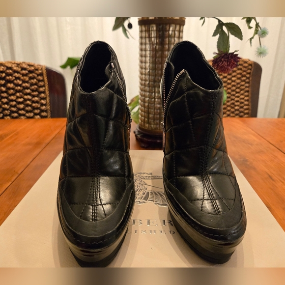 Beautiful Black Burberry Bootie - Picture 5 of 10